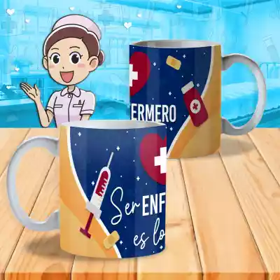 vectores plantilas ENFERMERA,ENFERMERO,PROFESIONES,